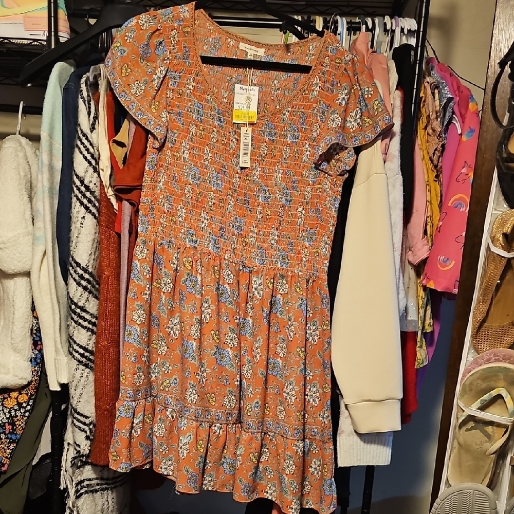 Floral Smocked Dress